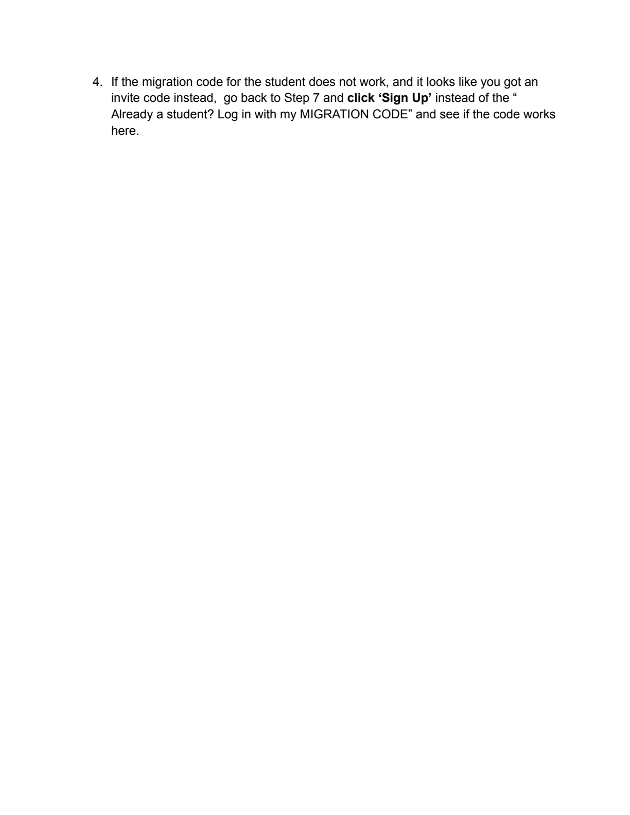 Restoring Your RoadReady Account instructions page 6
